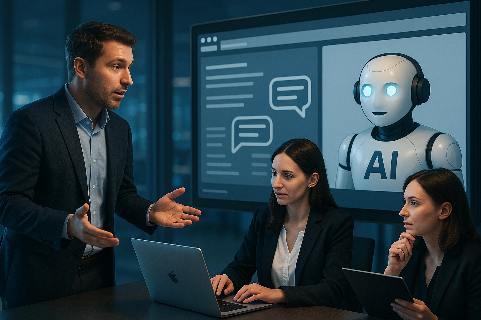 Businesses leveraging AI conversational agents for growth and efficiency